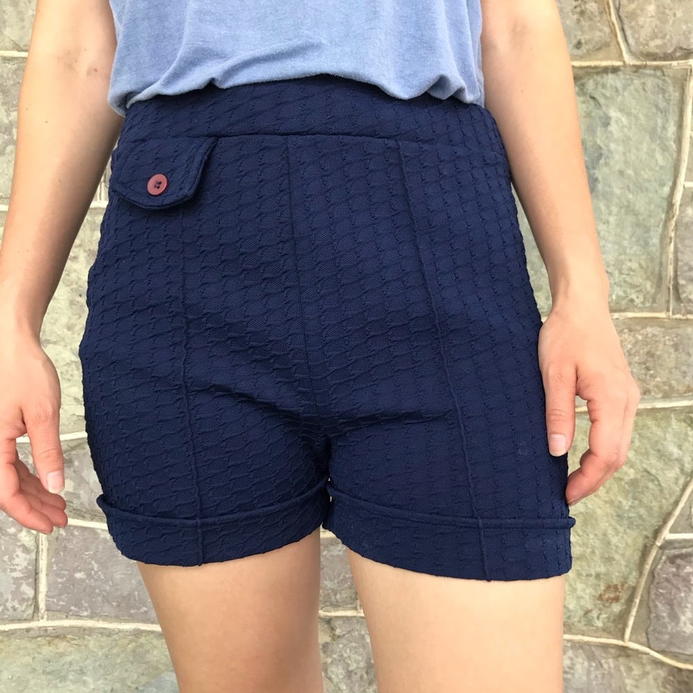 Vintage 60's high waisted stretch shorts